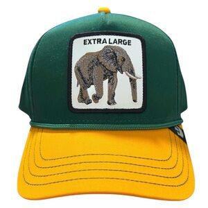 NEW Goorin Bros. EXTRA LARGE Elephant Green & Yellow Trucker Hat SnapBack